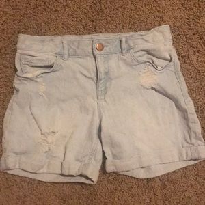 Girls jean shorts
